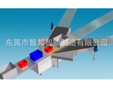 物流分拣机视频演示