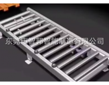 托盘滚筒，链式输送机3D演示